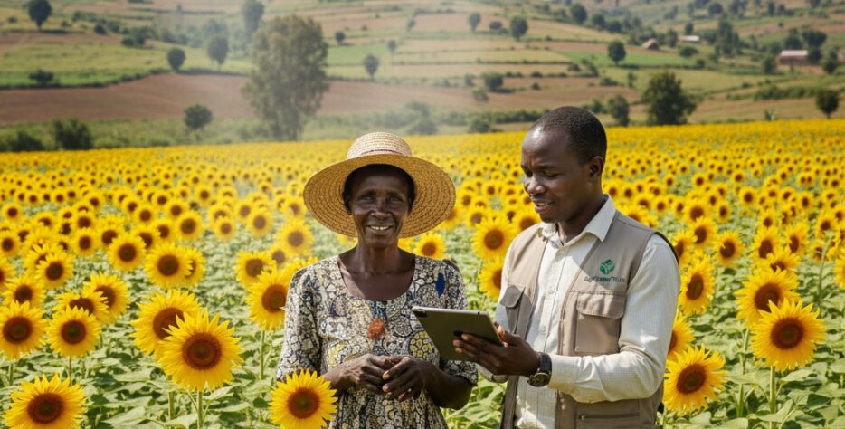 We partner with smallholders to move from subsistence to commercial viability. We provide practical support - training, improved seed, bio-inputs, digital guidance ...